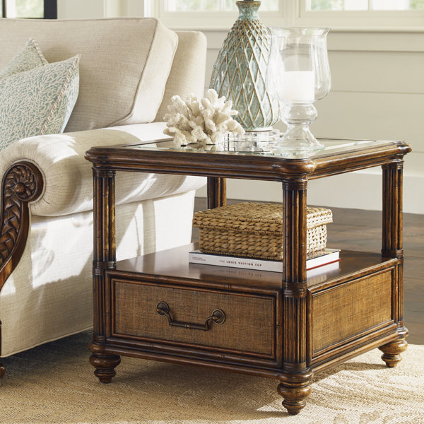 Bali Hai End Table With Storage By Tommy Bahama Home 2019 Sale