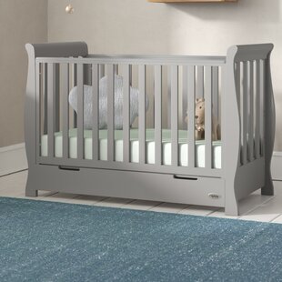 small grey cot