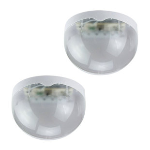 Best Solar Powered 4 Light LED Fence Post Cap (Set of 2) By ALEKO Outdoor Lighting Solar Powered 4 Light LED Fence Post Cap (Set of 2) By ALEKO Outdoor Lighting