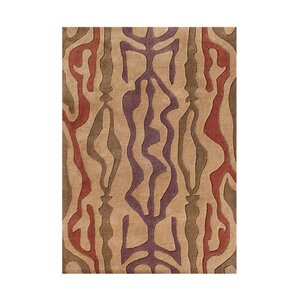 Juan Hand-Tufted Golden Earth Area Rug