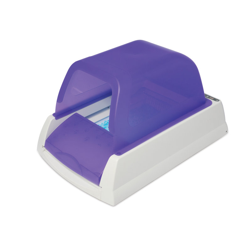 Petsafe Scoopfree Purple Ultra Self Cleaning Automatic Litter Box Reviews Wayfair Br Door S Self Cleaning