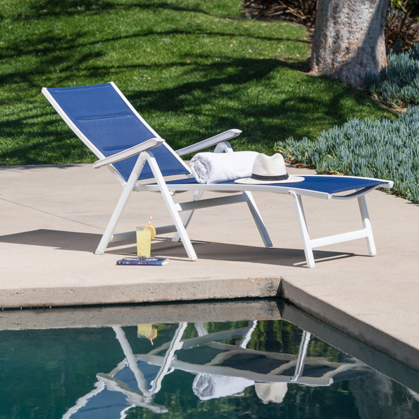 Ebern Designs Mōd Furniture EVERCHS-W-GRY Everson Padded ... Ebern Designs Mōd Furniture EVERCHS-W-GRY Everson Padded ... on Living Accents Sling Folding Chaise id=55526