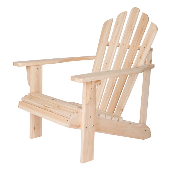 Cordelia Solid Wood Adirondack Chair by Beachcrest Home