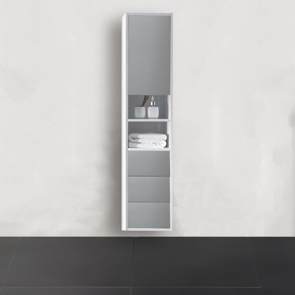 Donze 18.81 W x 55.12 H Wall Mounted Cabinet by Latitude Run