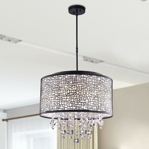 Aikin 4-Light Crystal Chandelier