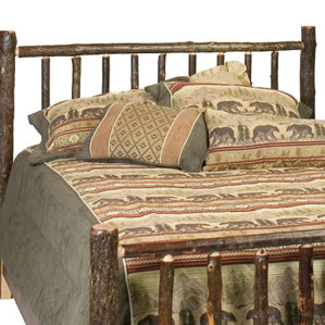 Hickory Slat Headboard by Fireside Lodge
