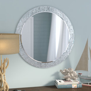 Mirrors For Living Room Wayfair Point Reyes Molten Round Wall Mirror