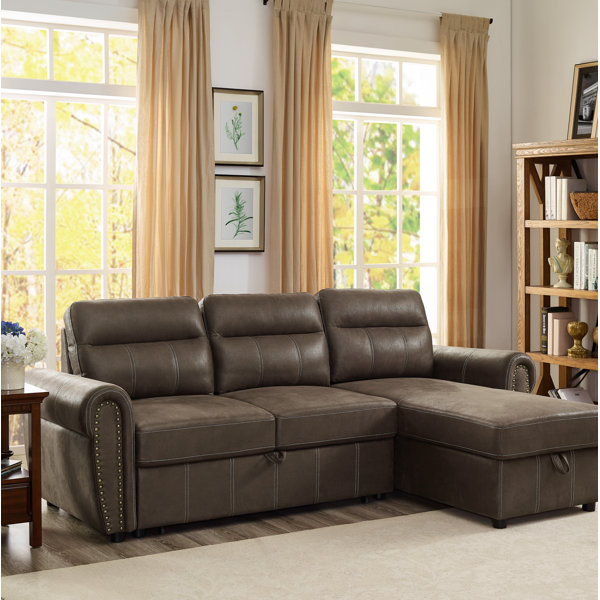 Estepp Reversible Sleeper Sectional By Winston Porter Wonderful