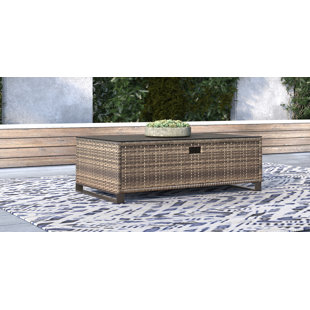 Outdoor Coffee Tables You Ll Love Wayfair Oceanside Outdoor Wicker Coffee Table