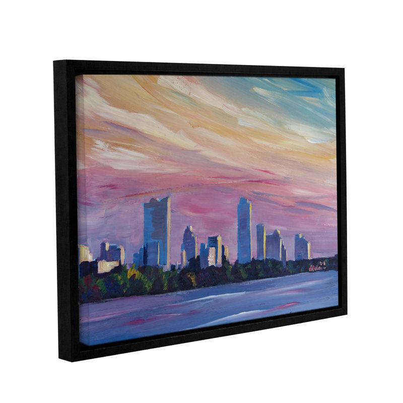 Wrought Studio Astonishing Austin Texas Skyline At Dusk Framed