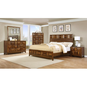 Calais Panel 5 Piece Bedroom Set by Roundhill Furniture