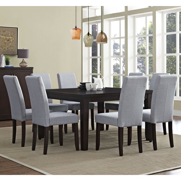 Simpli Home Acadian 9 Piece Dining Set & Reviews | Wayfair