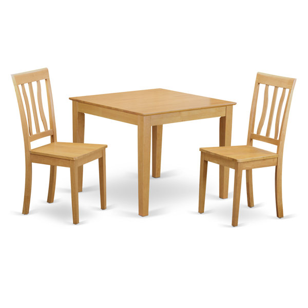 Oxford 3 Piece Dining Set By Wooden Importers Modern