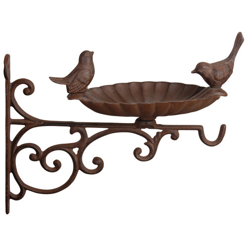Oneybrook Wall-Mounted Birdbath Dakota Fields