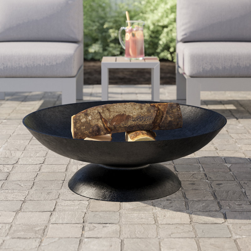 Millwood Pines Howland Cast Iron Wood Burning Fire Pit Reviews
