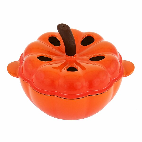 Peletier Pumpkin Warm Mist Steam Tabletop Humidifier Cast Iron By Gracie Oaks