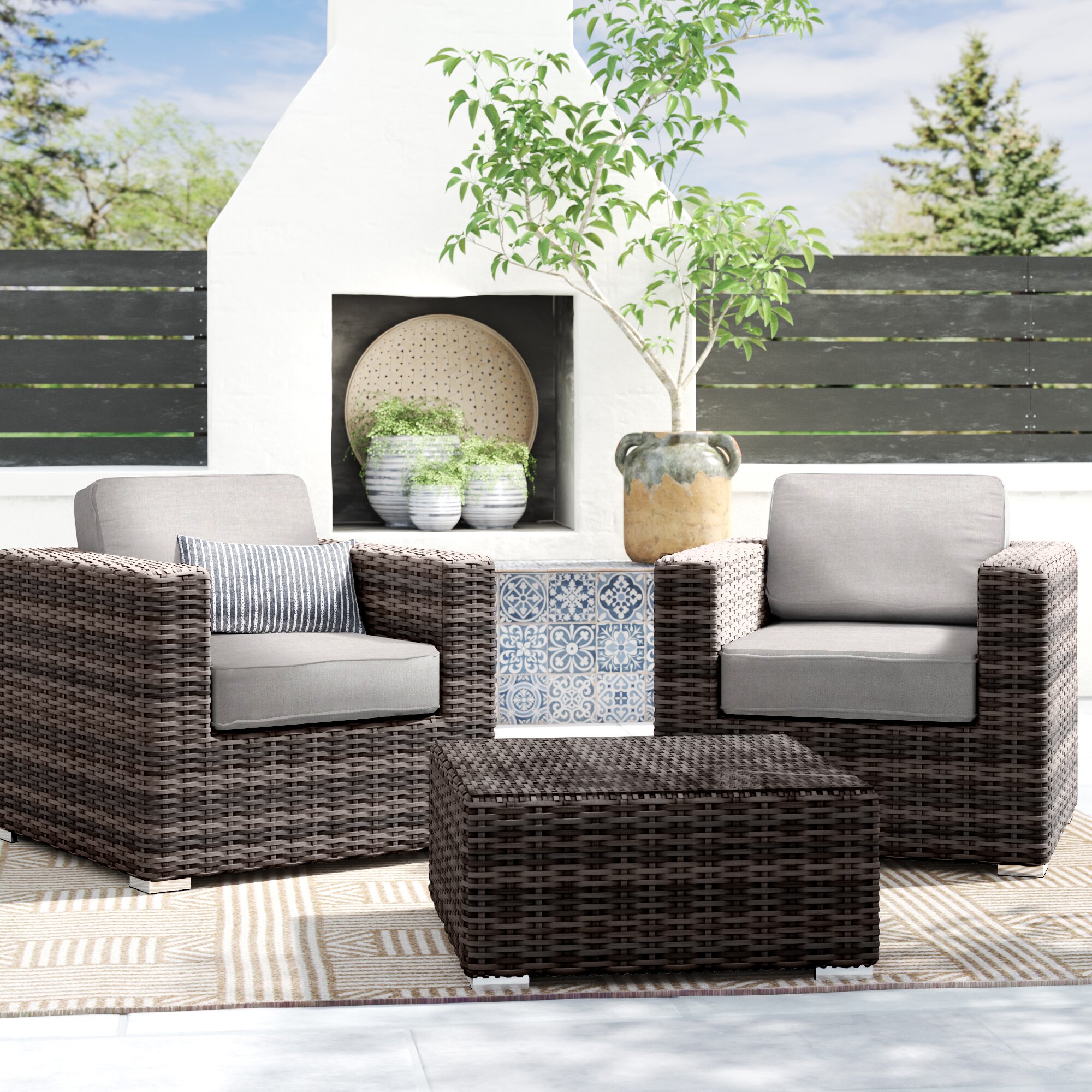 Ravenden 3 Piece Seating Group with Cushions