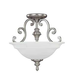 Knapp 3-Light Semi-Flush Mount