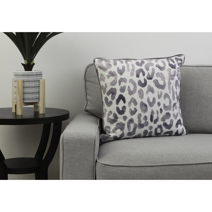 Wrought Studio Spurgeon Cheetah Throw Pillow Reviews Wayfair