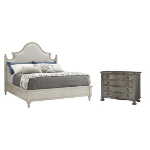 Oyster Bay Upholstery Platform Configurable Bedroom Set by Lexington