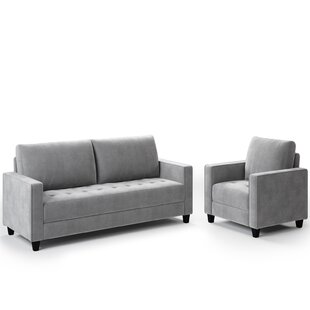 Sofa Set Morden Style Couch Furniture Upholstered Armchair (1+3 Seat) by Latitude Run®