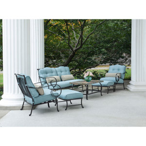 Swayne 6 Piece Patio Set with Cushions