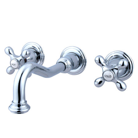 Vintage Wall Mounted Bathroom Faucet with Double C