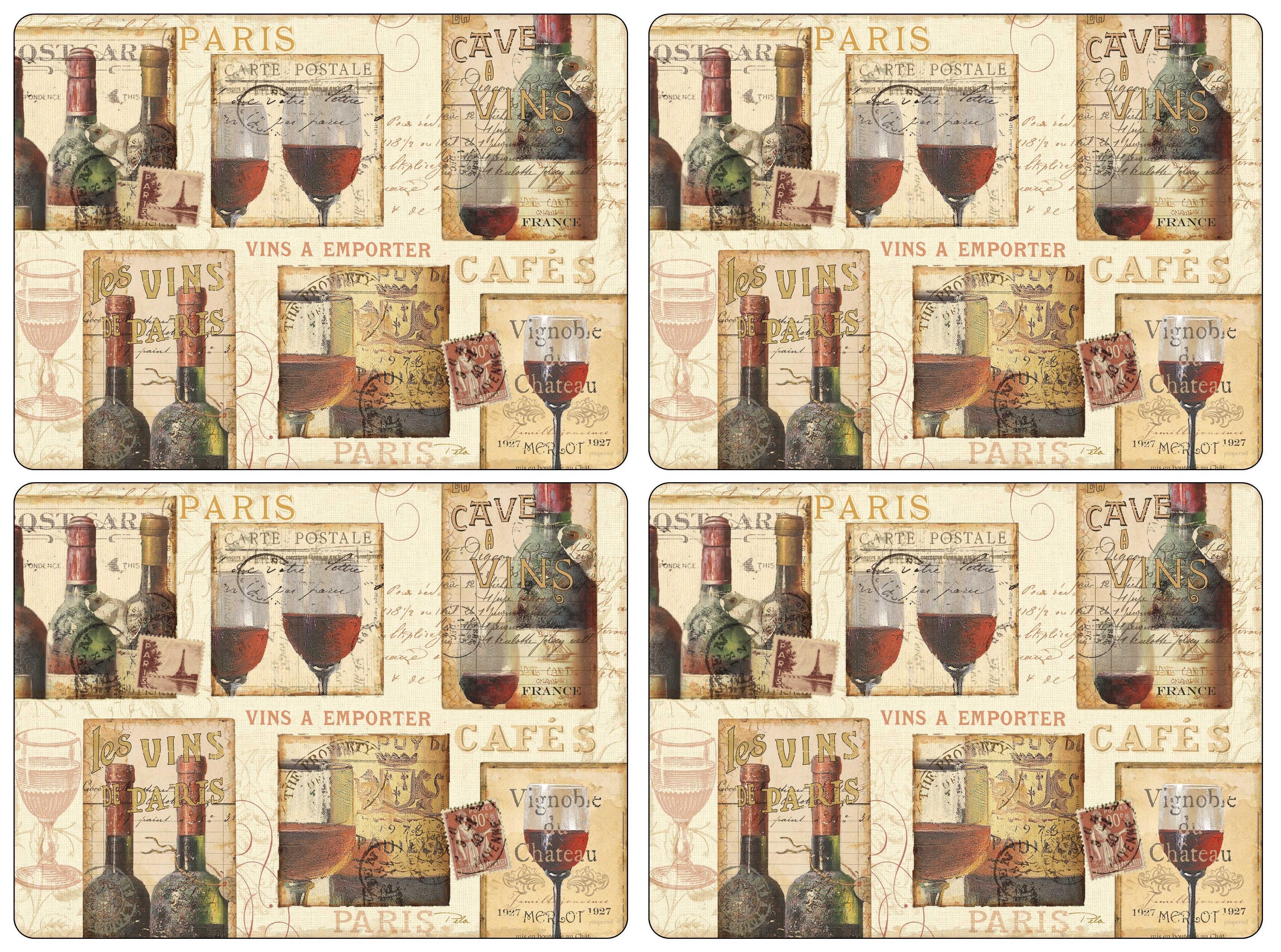 Pimpernel The French Cellar 16 Cork Placemat Reviews Wayfair