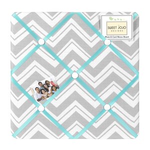 Zig Zag Wall Mounted Bulletin Board