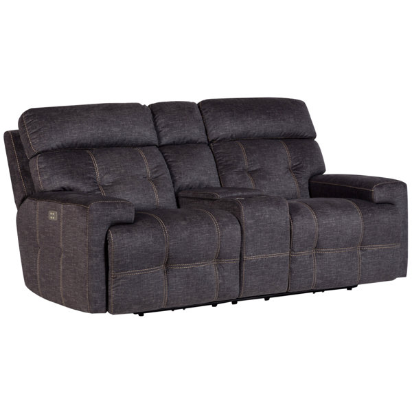 Best Offer Boger Power Headrest Console Reclining Loveseat by Red Barrel Studio by Red Barrel Studio