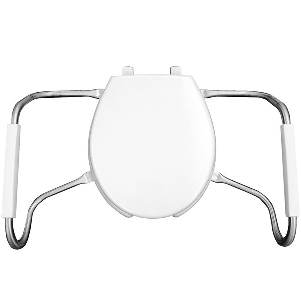 Medic Aid Open Front Round Toilet Seat by Bemis