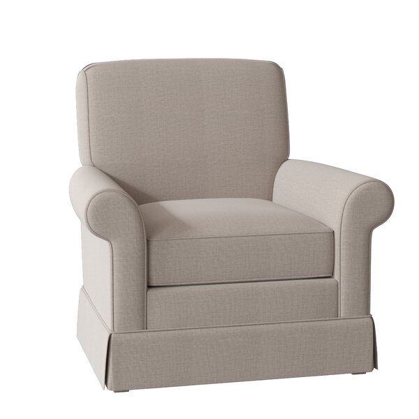 Messer Swivel Glider With Contrasting Welt By Wayfair Custom Upholstery™