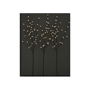 2 Piece 96 Light Willow Branches with AC Adaptor Set