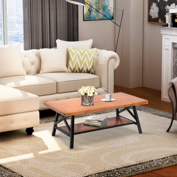 Flickinger Coffee Table By Union Rustic