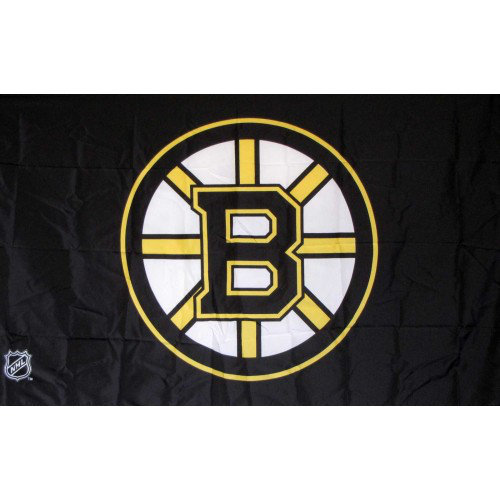 Boston Bruins Logo Polyester 3 x 5 ft. Flag by NeoPlex