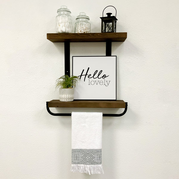 Two Tier Glass Bathroom Shelf Wayfair
