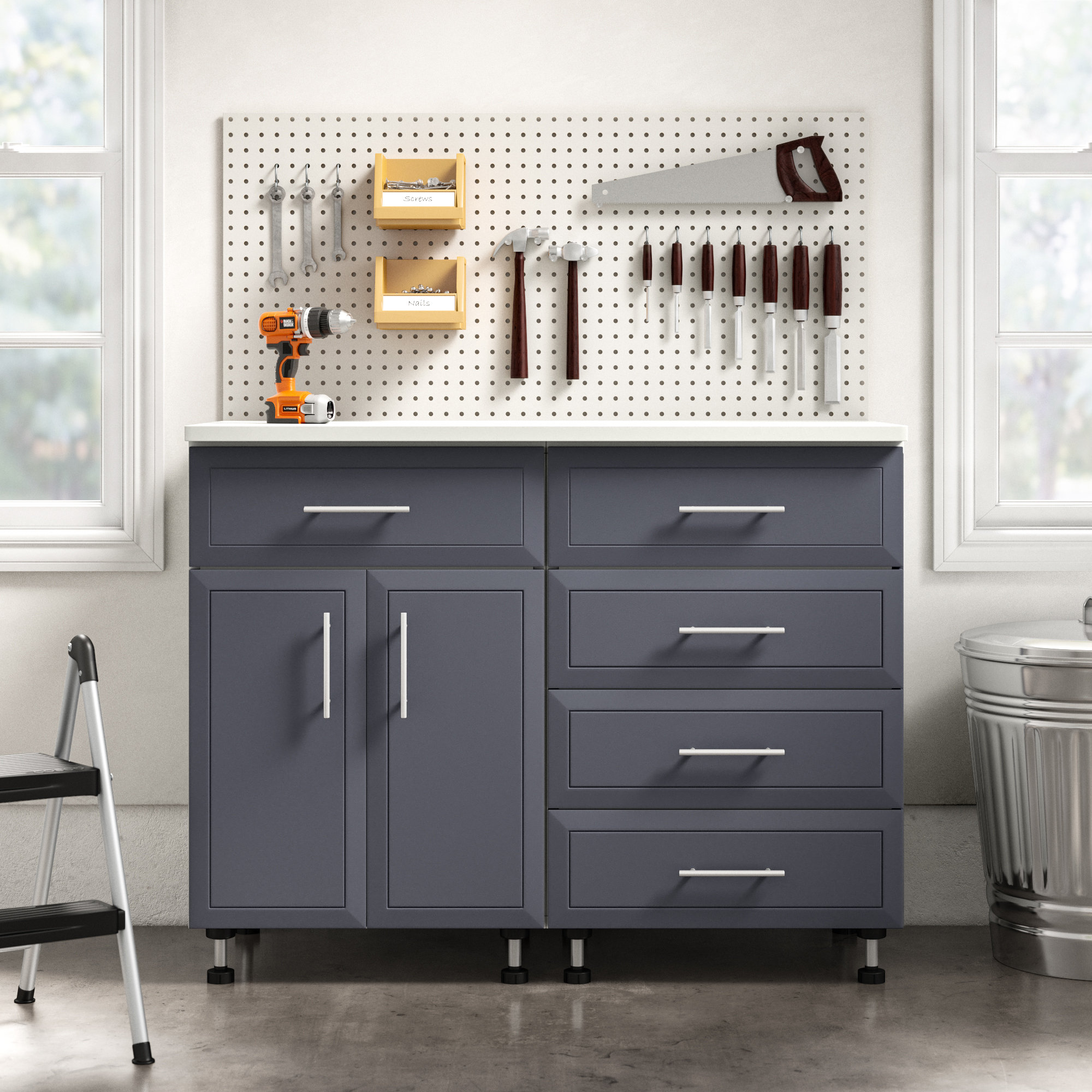 Project Tidy Edith 4 Piece Storage Cabinet Set Wayfair