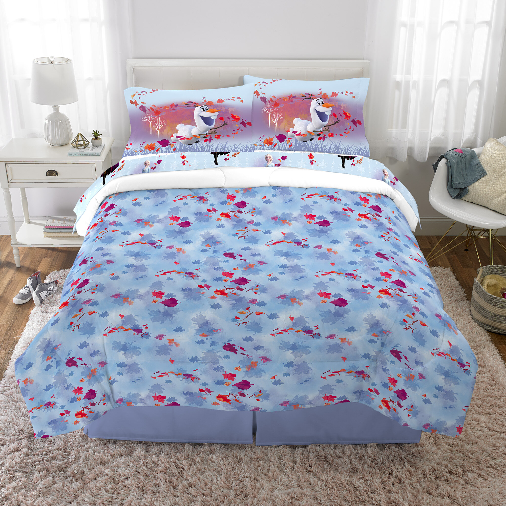 Frozen 2 Fall Foliage Reversible Comforter Set