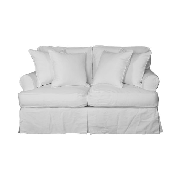 Rundle T-Cushion Sofa Slipcover By Beachcrest Home