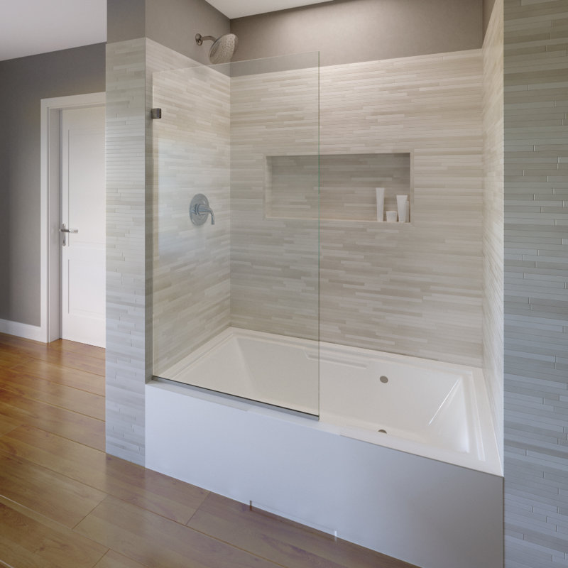 Basco Celesta 34 X 60 Frameless Tub Door Wayfair