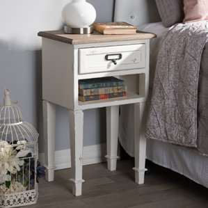 Fleurance Wood 1 Drawer Nightstand by Lark Manor