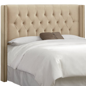 Rita Upholstered Wingback Headboard by Wayfair Custom Upholstery?