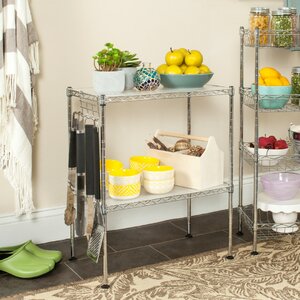 Chrome Microwave Cart