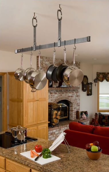 Enclume Usa Handcrafted Gourmet Ceiling Bar Pot Rack Adjule Usa Handcrafted Gourmet Ceiling Bar Pot Rack Adjule