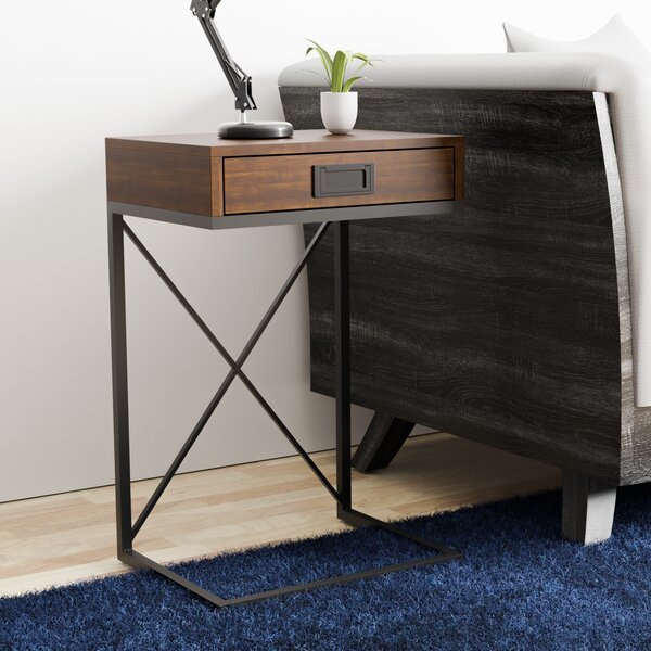 Laidley End Table With Storage By Williston Forge