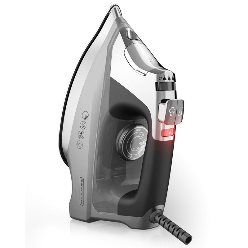 Black + Decker Professional 1600W Iron with Burst of Steam and Vertical