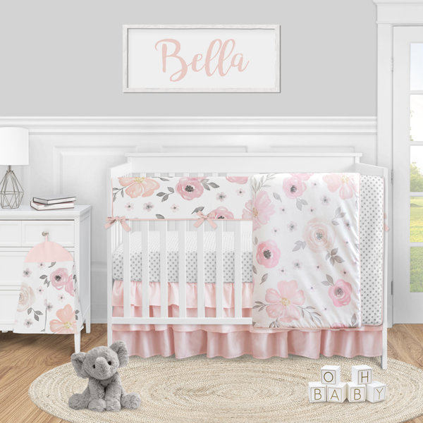 Navy And Pink Crib Bedding Wayfair