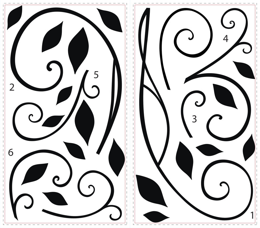 Room Mates Deco Scroll Sconce Wall Decal & Reviews Wayfair