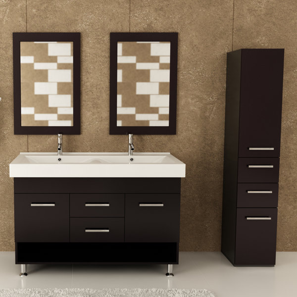 Rigel 48 Double Bathroom Vanity Set by JWH Living