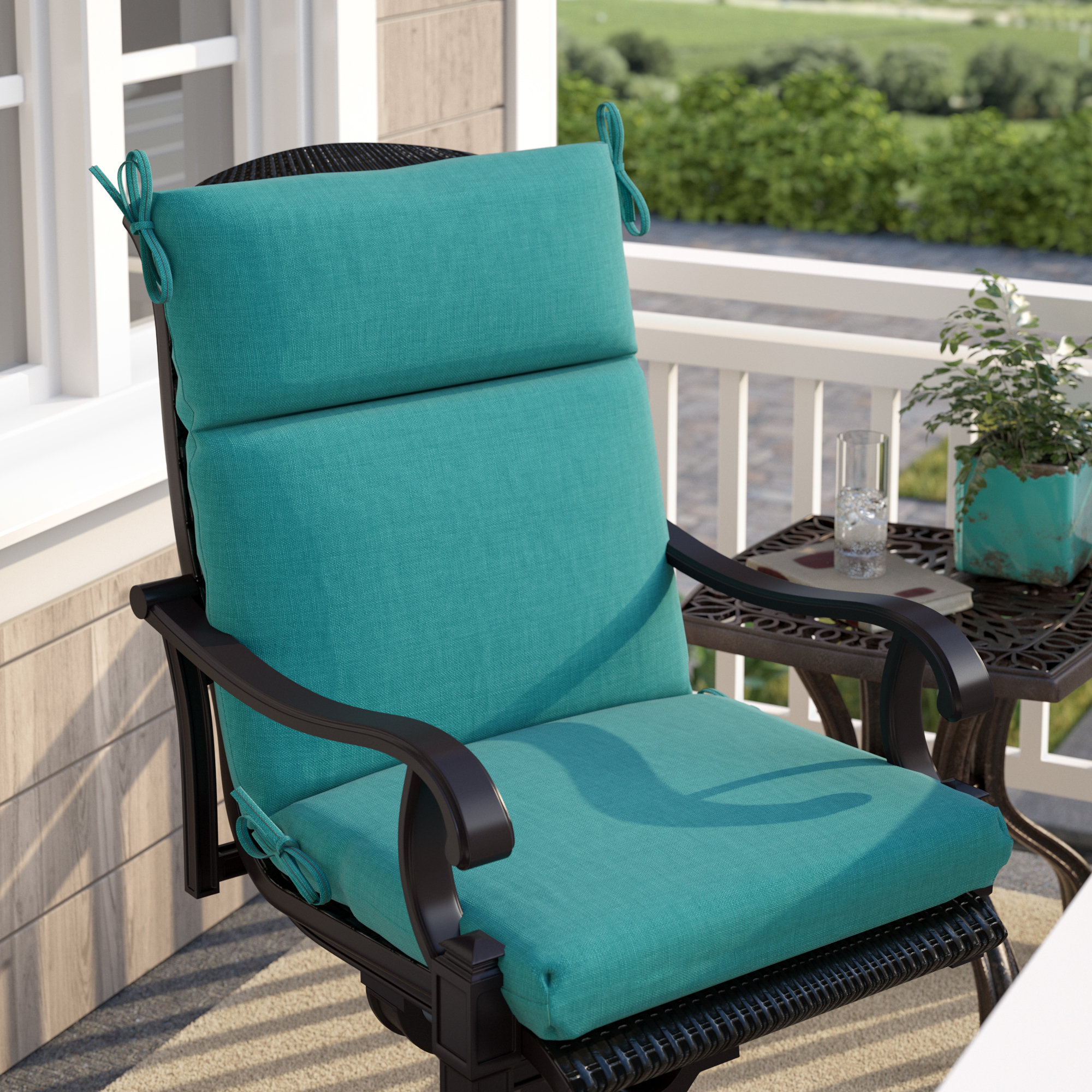 Three Posts Indoor Outdoor Lounge Chair Cushion Reviews Wayfair Indoor Outdoor Lounge Chair Cushion